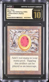 Mox Ruby — CGC Pristine 10