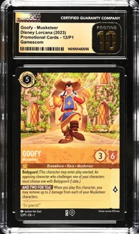 Goofy - Musketeer — CGC Pristine 10