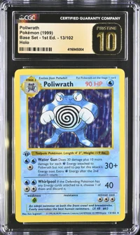 Poliwrath — CGC Pristine 10