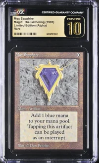 Mox Sapphire — CGC Pristine 10