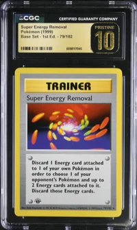 Super Energy Removal — CGC Pristine 10