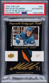 Macklin Celebrini — PSA Authentic