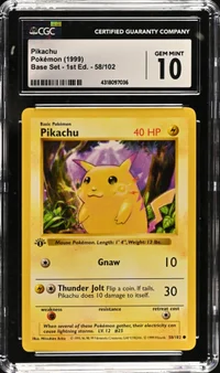 Pikachu — CGC 10