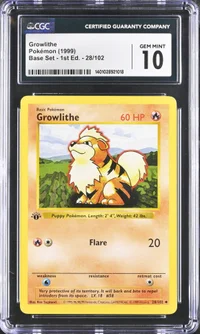 Growlithe — CGC 10
