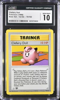Clefairy Doll — CGC 10