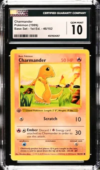 Charmander — CGC 10