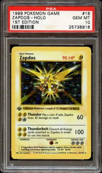 Zapdos — PSA 10