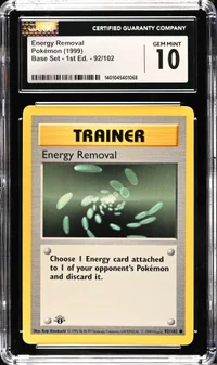 Energy Removal — CGC 10