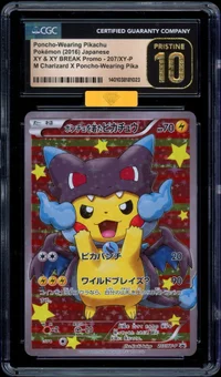 Poncho-Wearing Pikachu — CGC Pristine 10