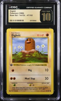 Diglett — CGC Pristine 10