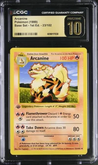 Arcanine — CGC Pristine 10