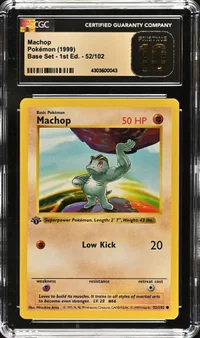 Machop — CGC Pristine 10