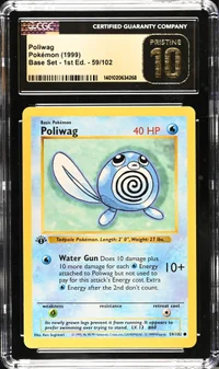 Poliwag — CGC Pristine 10