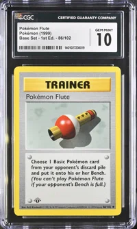 Pokémon Flute — CGC 10