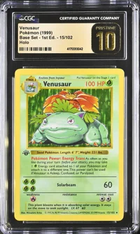 Venusaur — CGC Pristine 10