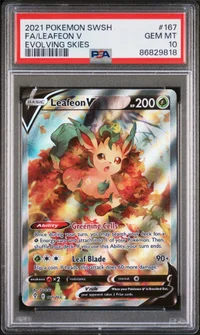 Leafeon V — PSA 10