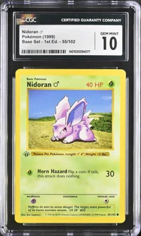 Nidoran — CGC 10