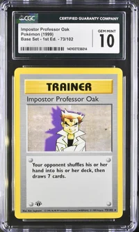 Impostor Professor Oak — CGC 10