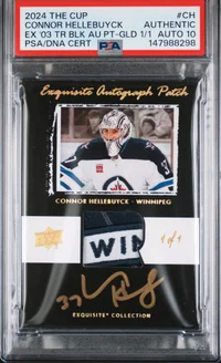 Connor Hellebuyck — PSA Authentic