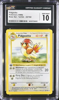 Pidgeotto — CGC 10